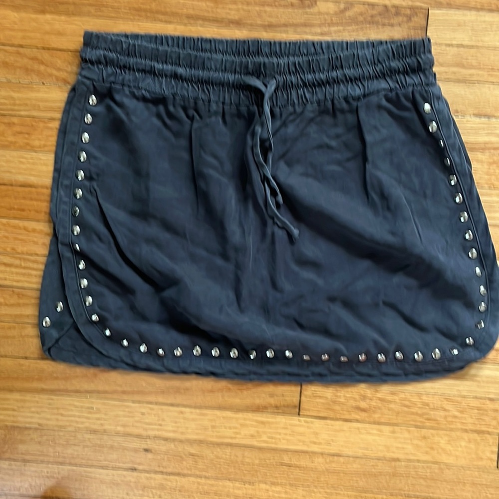 Monrow studded mini skirt